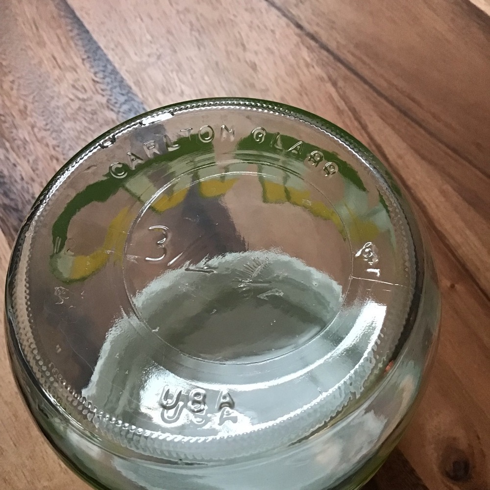 Carlton Glass vintage candy jar. EUC. - Picture 6 of 8